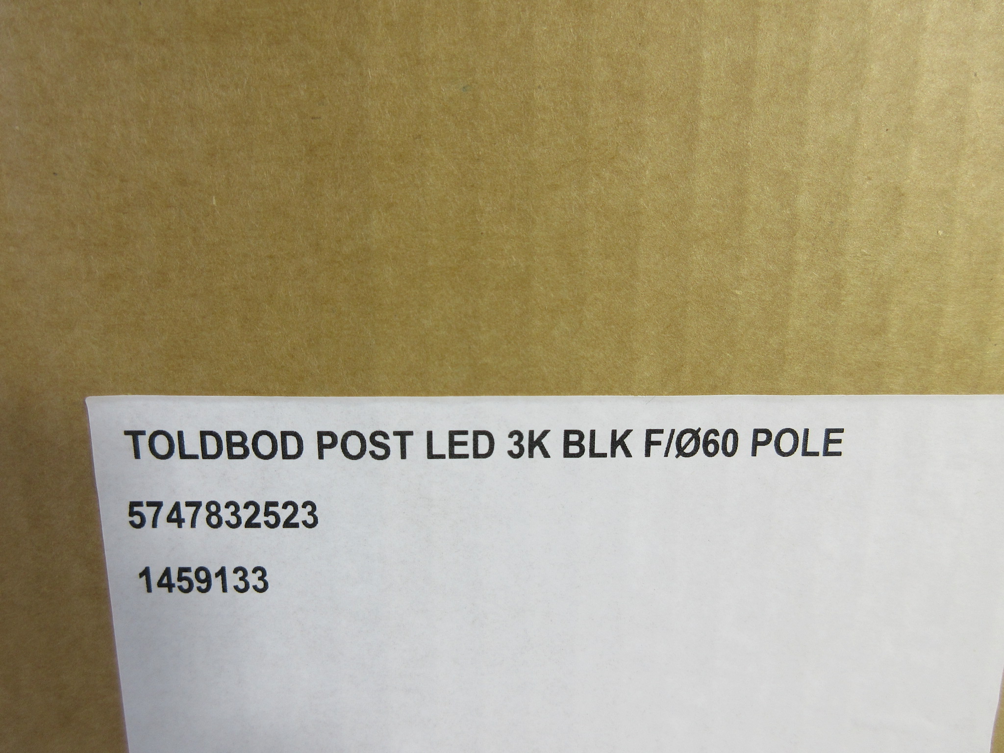 Louis Poulsen Toldbod Post LED 3K Black